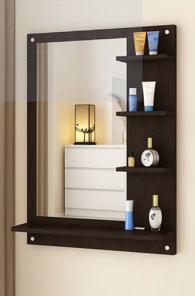Regal Furniture dressing Mirror And Storage For Living Room Engineered Wood Dressing Table