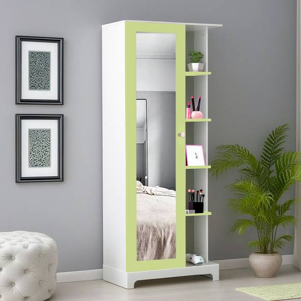 Trevi Divine Luxury with Locker Engineered Wood 1 Door Wardrobe