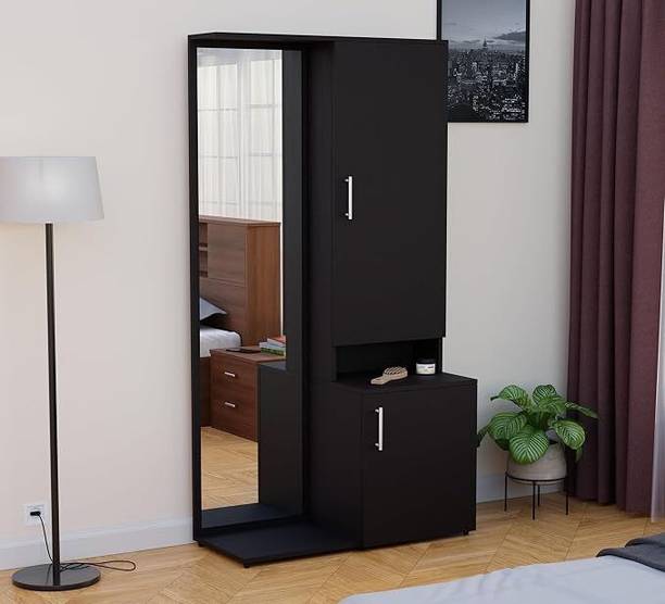 Aspirata Furniture Dressing Table | with Mirror & Storage for Bedroom Engineered Wood Dressing Table