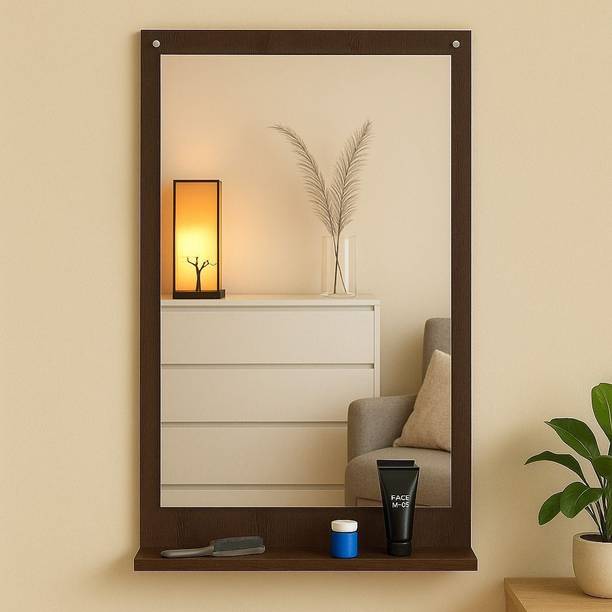 PEDPIX Wall Mount Mirror Series Engineered Wood Dressing Table Engineered Wood Dressing Table