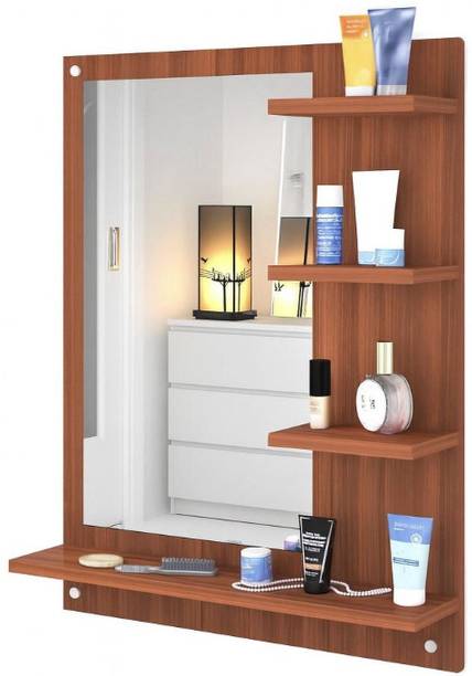 Regal Furniture dressing Mirror And Storage For Living Room Engineered Wood Dressing Table