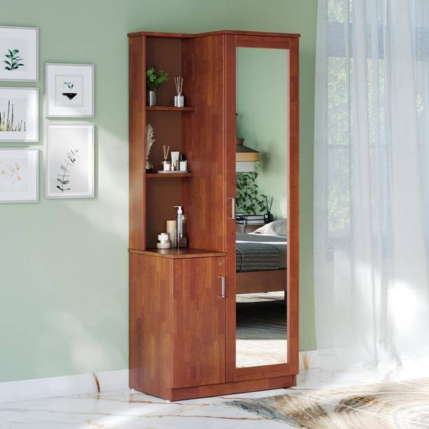 Wakefit Dressing Table | with Mirror & Storage - Denise Solid Wood Dressing Table