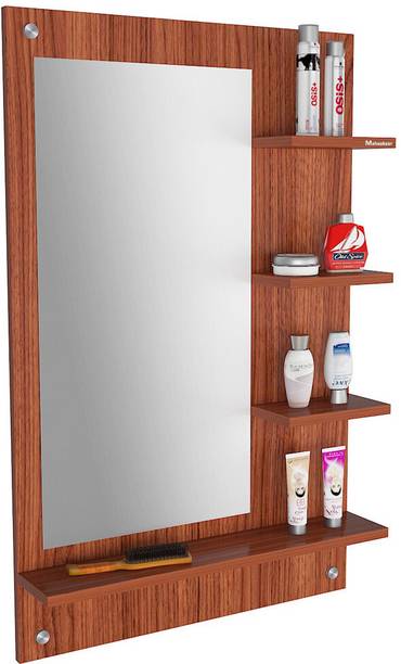 mahaakaay Engineered Wood Dressing Mirror 80x60x13 Cm CW Engineered Wood Dressing Table