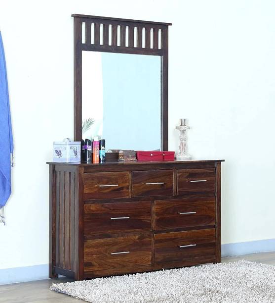 Krishna Wood Decor Solid Wood Dressing Table Without Stool For Dressing Room/ Bedroom/ Kids Room || Solid Wood Dressing Table