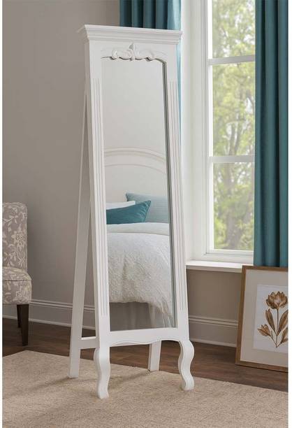 Sweven Furniture Full length Dressing Mirror | Mango wood Standing Mirror | Solid Wood Dressing Table