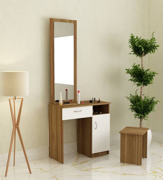 SIVOM Austin Dressing Table with Stool Engineered Wood Dressing Table