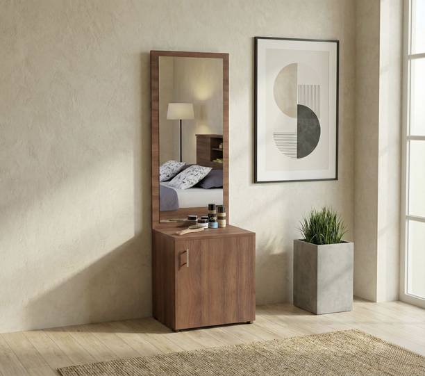 Aspirata Furniture Wooden Dressing Table With Storage/Wooden Makeup Vanity Dressing Table For Home Engineered Wood Dressing Table