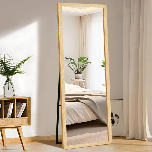 kaevion Full Body Cheval Mirror, Floor Standing Mirror, Full Size Mirror- 5.25 Feet Glass Dressing Table