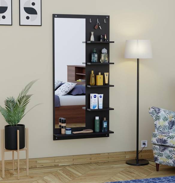 Aspirata Furniture Wooden Dressing Table With Storage/Wooden Makeup Vanity Dressing Table For Home Engineered Wood Dressing Table