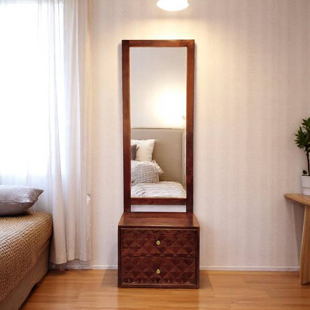 THE ATTIC Diamond Honey Solid Wood Dressing Table