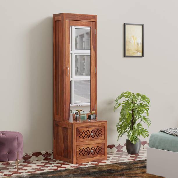 Krishna Wood Decor Sheesham Wood Dressing Table With Stool For Dressing Room/ Bedroom/ Kids Room || Solid Wood Dressing Table