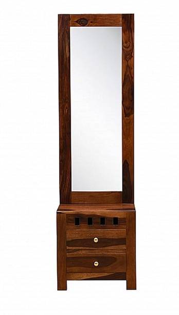 WOODSTAGE Sheesham Wood/Wooden Dressing Table With 2 Drawer Storage For Bedroom/Home Solid Wood Dressing Table