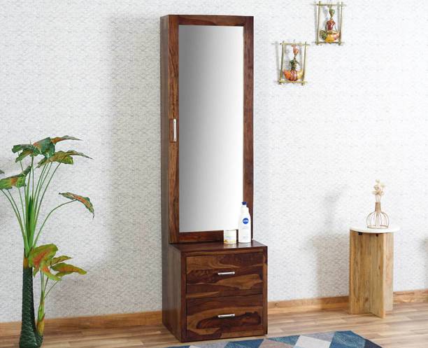 Devsignature Sheesham Wood Dressing Table with Storage/Wooden Makeup Vanity Dressing Table Solid Wood Dressing Table