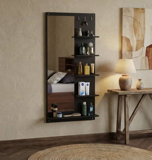 Aspirata Furniture Wooden Dressing Table With Storage/Wooden Makeup Vanity Dressing Table For Home Engineered Wood Dressing Table