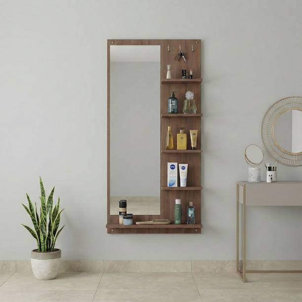 Aspirata Furniture Wooden Dressing Table With Storage/Wooden Makeup Vanity Dressing Table For Home Engineered Wood Dressing Table