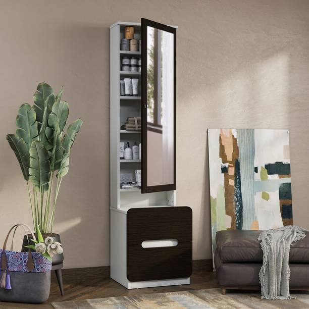 Wakefit Dressing Table | with Mirror & Storage - Mendla Engineered Wood Dressing Table