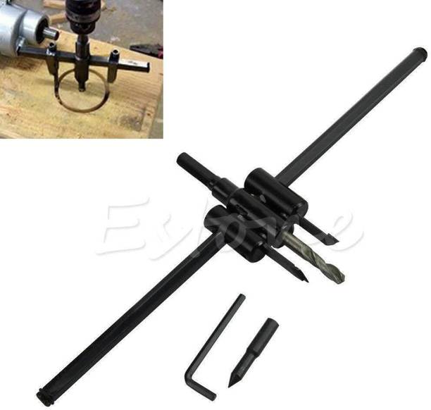 SHUANG YOU Metal Wood Circle Cutter Corded Kit Hole Saw Drill Bit Adjustable DIY Tool, 30mm-300mm Specialty Woodworking Bits