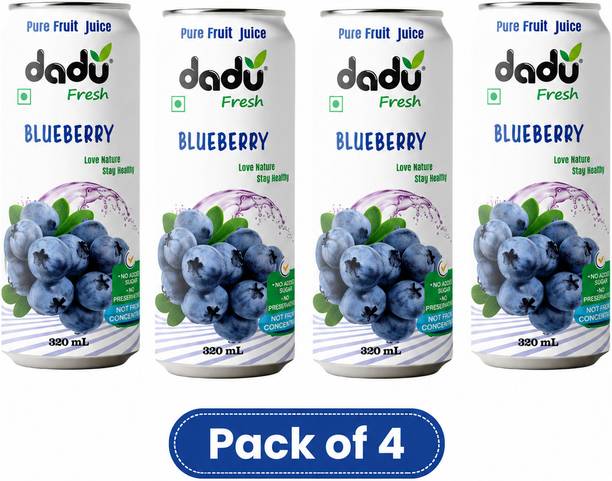 Dadu Fresh Blueberry Juice | Natural Healthy Drink | No Added Sugar | Vitamin Rich