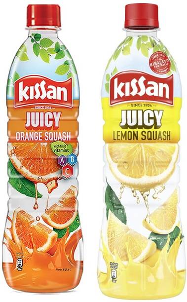 Kissan orange & lemon Squash