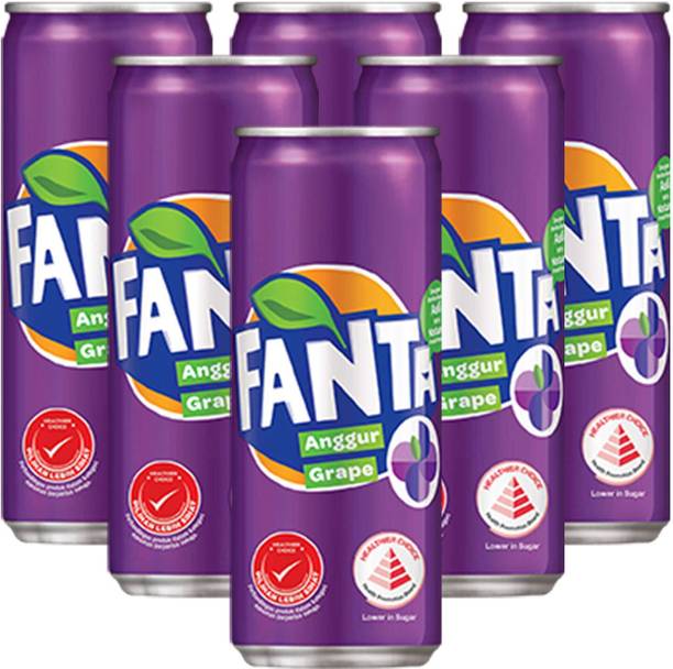 fanta Sparkling Soft Drink Bursting With Delicious Grape Flavor