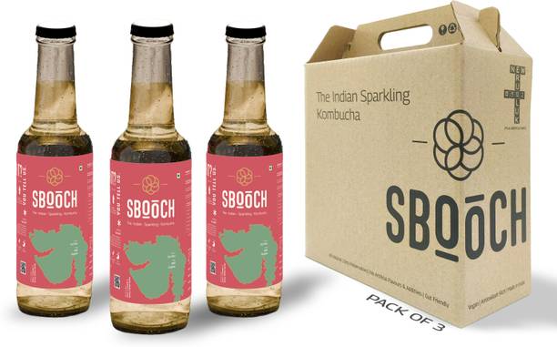 Sbooch Gor Keri Kombucha Tea Drink, Antioxidant, Fermented Gluten Free Healthy Drink