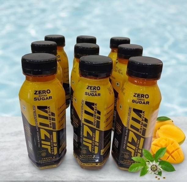 VITZIP Mango Passion Fruit Tropical Juice Drink with Natural Sweetness and Fresh Flavor