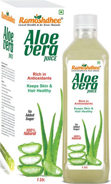 Ramoshdhee Aloe Vera juice with Pulp, Better digestion and Glowing Skin