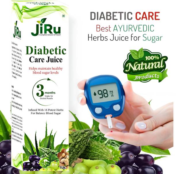 JiRu Diabetic Care Juice | maintains Healthy Blood Sugar Levels