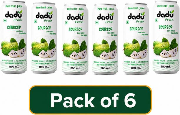 Dadu Fresh Soursop Juice Beverage | No Preservatives | Vitamin Rich Drink