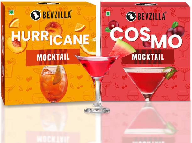 Bevzilla Hurricane & Cosmo Mocktail Powder mixer|10 Servings