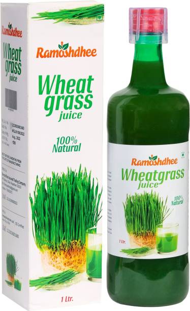 Ramoshdhee Organic Wheatgrass Juice|Natural Detoxifier for Healthy Liver|Purify Blood, 1L
