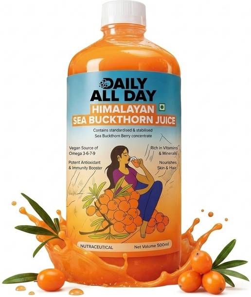 Daily All Day Himalayan Sea Buckthorn Juice Berry Pulp Concentrate Vitamin C Omega 3 6 7 9