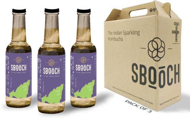 Sbooch Naga Pepper Kombucha Beverage, Antioxidant, Fermented Gluten Free Healthy Drink