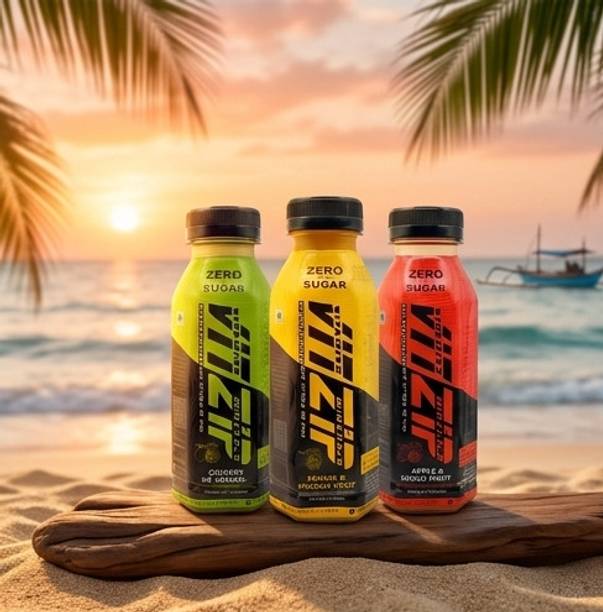 VITZIP Pack OF 3 –Mango & Passion Fruit, Ginger & Lemon, Apple & Peach drink