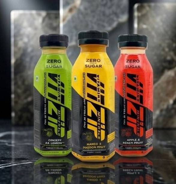 VITZIP Pack Of 3 –Mango & Passion Fruit, Ginger & Lemon, Apple & Peach