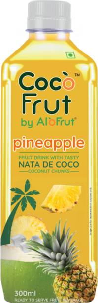 Coco Frut Pineapple Fruit Drink with Nata De Coco (Coconut Chunks) | Sip N Chew Delight
