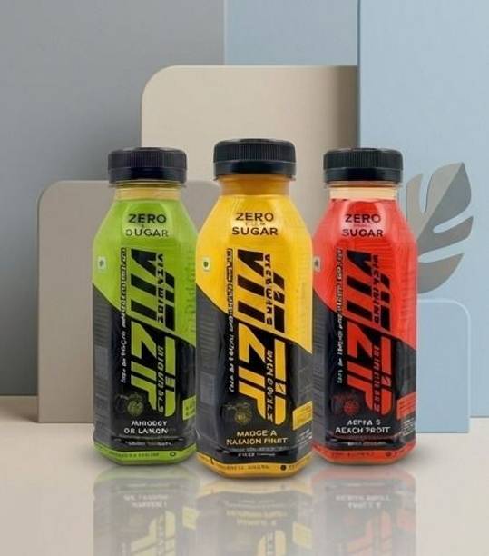 VITZIP Ginger Lemon Revive, Mango Passion Energy & Apple Peach Fresh Mix