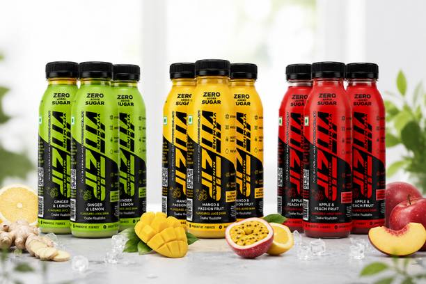 VITZIP Ultimate Guilt-Free Combo Pack (aap,e peach & mango passionCombo)