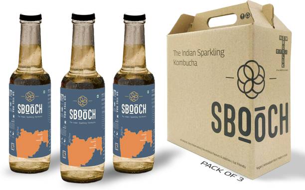 Sbooch Koshimbir Kombucha Tea Beverage,Antioxidant,Fermented Gluten Free Healthy Drink