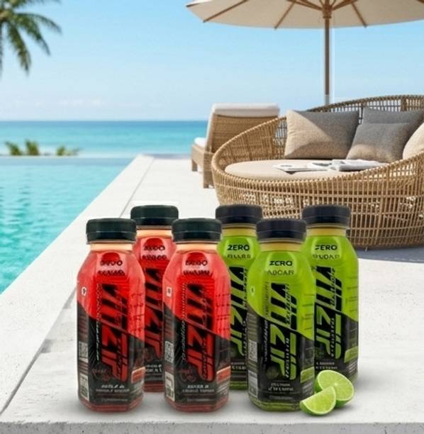 VITZIP Premium Apple Peach Delight with Ginger Lemon Zest Juice Combo| Pack of 6