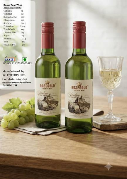 RoseGold STERLING-WHITE WINE-375ML-TWIN PACK