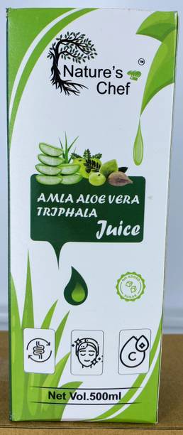Nature's Chef Amla Aloe Vera Triphala Juice – Ayurvedic Immunity, Digestion & Wellness Tonic