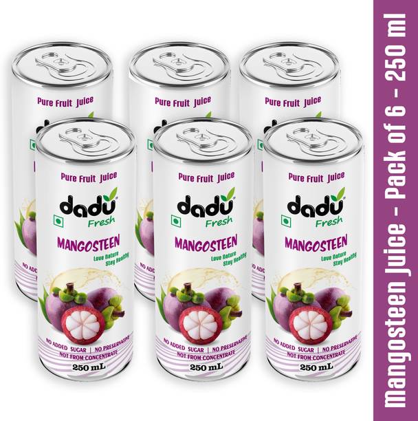 Dadu Fresh Mangosteen Juice - 250 ML (Pack of 6)