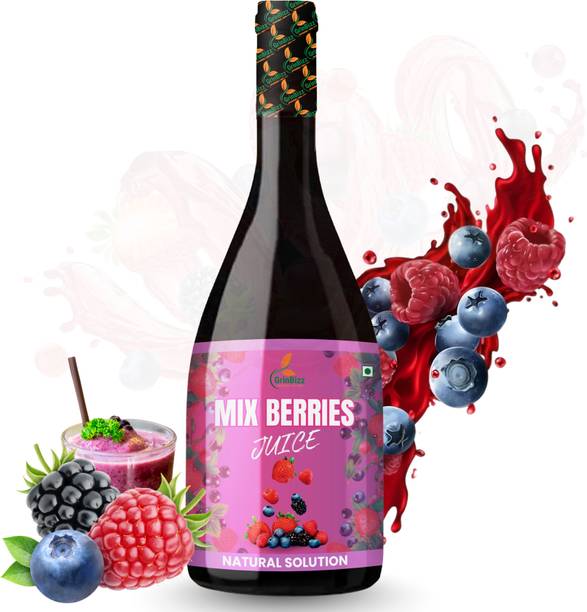 grinbizz Mix Berries Juice Immunity Booster Healthy Juice/Boosts Metabolism/Skin Care