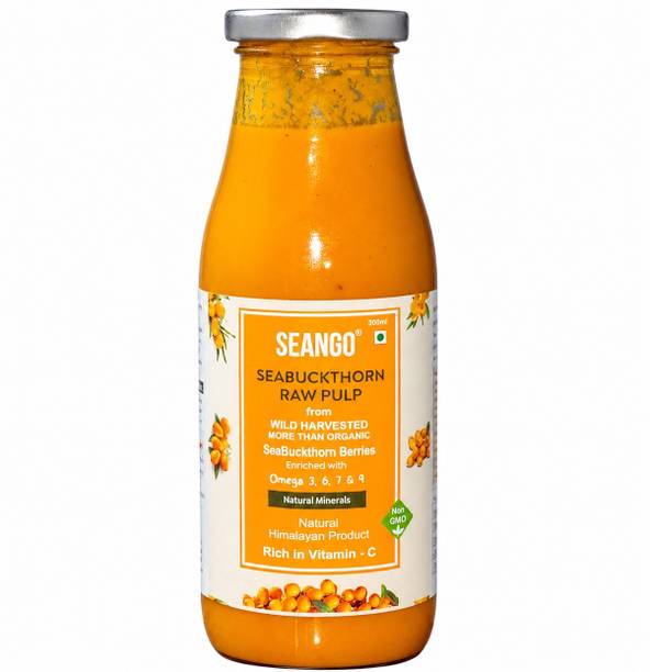 SEANGO seabuckthorn pulp concentrate for healthy skin, hair & nail, omega 3,6,7,9 Citrus Liquid Food Essence
