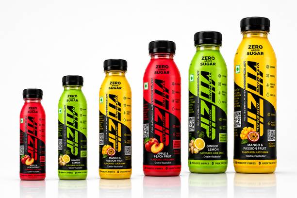 VITZIP Zero Added Sugar Juice Drink with Vitamins, Minerals