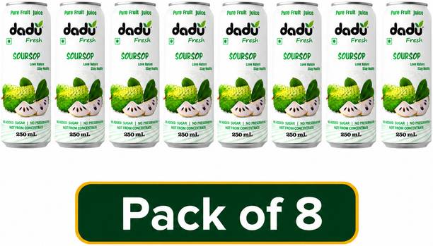 Dadu Fresh Premium Soursop Juice Drink 250ml Pack of 8