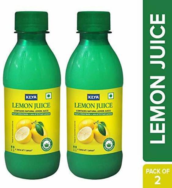 keya Lemon Juice Concentrate 250ml, Pack of 2