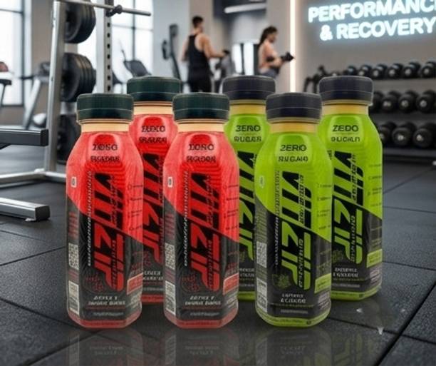 VITZIP Delicious Apple Peach Fruit Drink with Ginger Lemon Zing Juice Combo| Pack of 6
