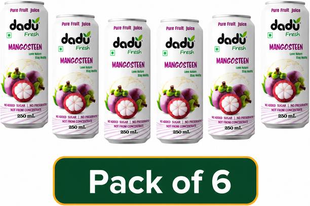 Dadu Fresh Mangosteen Juice - 250 ML (Pack of 6)